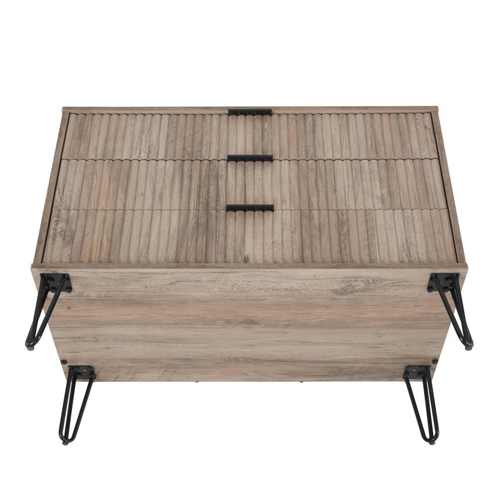 Manhattan Comfort - DUMBO Dresser with 3 Full Extension Drawers in Grey - DR001-GY veiw 6