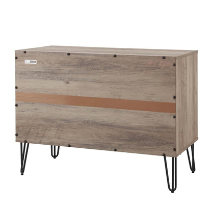 Manhattan Comfort - DUMBO Dresser with 3 Full Extension Drawers in Grey - DR001-GY veiw 7