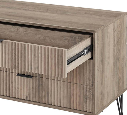 Manhattan Comfort - DUMBO Dresser with 3 Full Extension Drawers in Grey - DR001-GY veiw 8