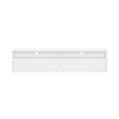 Manhattan Comfort - Duncan 70 TV Stand with 2 Full Extension Drawers in White - TV008-WH veiw 1