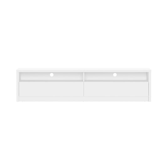 Manhattan Comfort - Duncan 70 TV Stand with 2 Full Extension Drawers in White - TV008-WH veiw 1