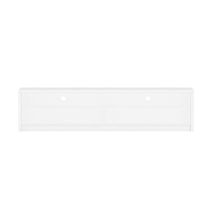 Manhattan Comfort - Duncan 70 TV Stand with 2 Full Extension Drawers in White - TV008-WH veiw 3