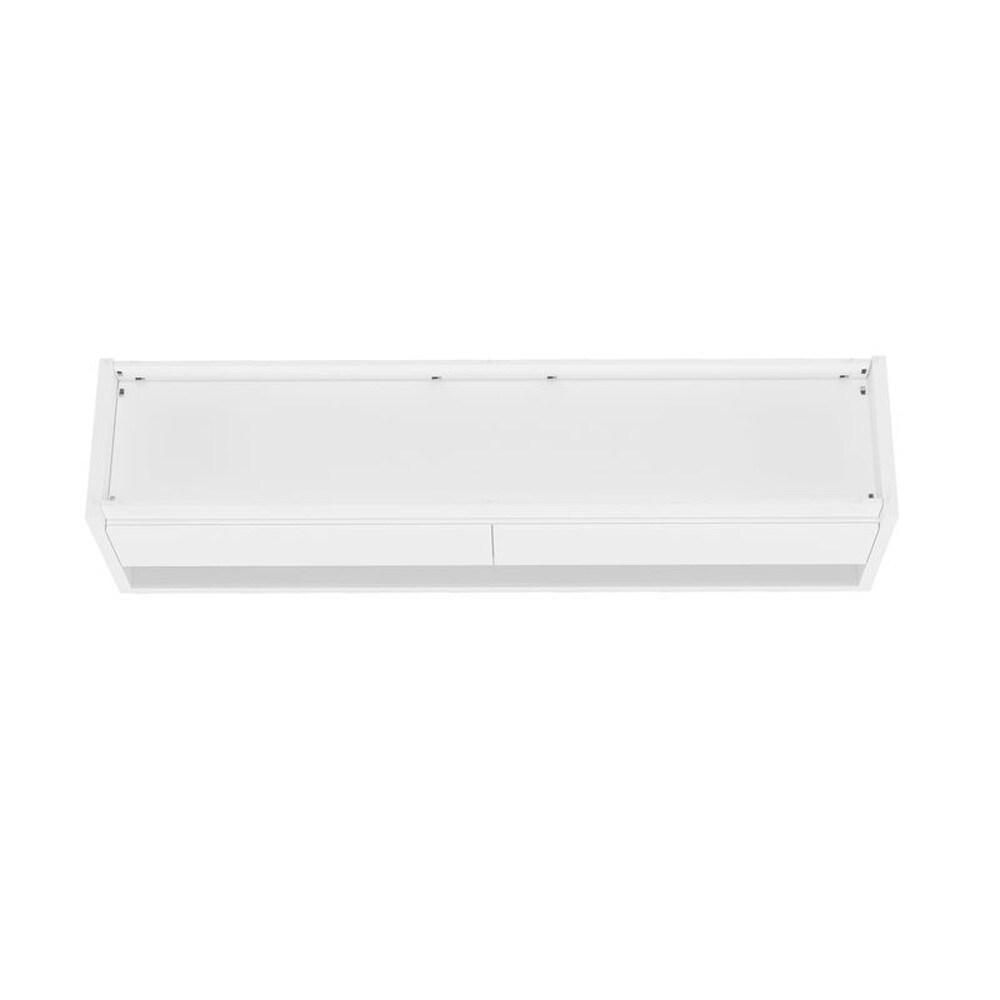 Manhattan Comfort - Duncan 70 TV Stand with 2 Full Extension Drawers in White - TV008-WH veiw 6