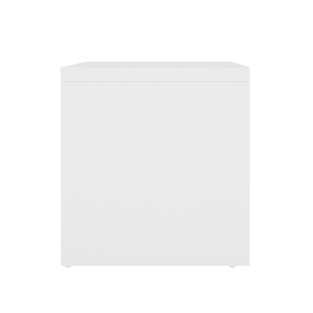 Manhattan Comfort - Duncan 70 TV Stand with 2 Full Extension Drawers in White - TV008-WH veiw 7