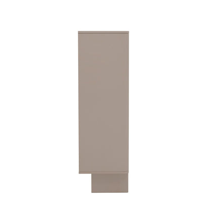 Manhattan Comfort - Ella Accent Cabinet with 3 Adjustable Shelves in Mocha - AF003-MO veiw 4