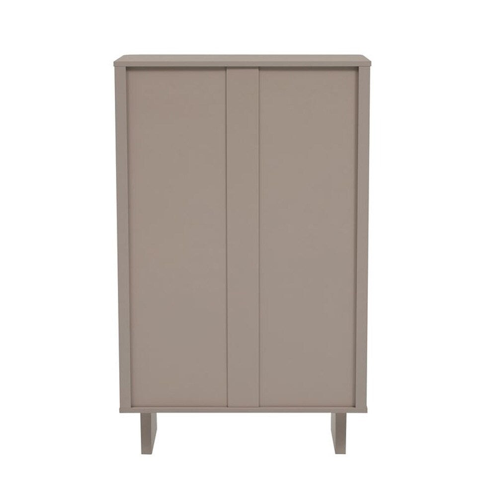 Manhattan Comfort - Ella Accent Cabinet with 3 Adjustable Shelves in Mocha - AF003-MO veiw 5