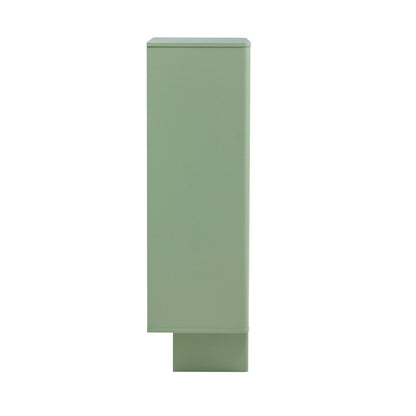 Manhattan Comfort - Ella Accent Cabinet with 3 Adjustable Shelves in Sage Green - AF003-GR veiw 4