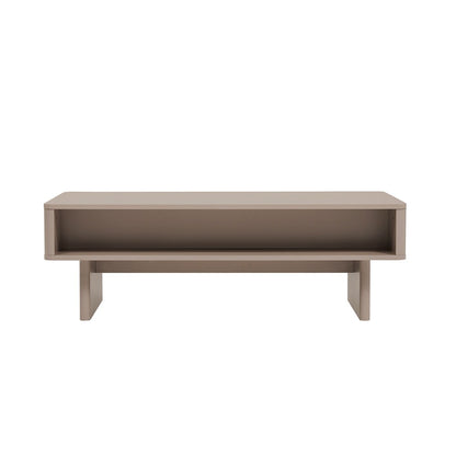 Manhattan Comfort - Ella Coffee Table with 2 Full Extension Drawers in Mocha - CT020-MO veiw 3