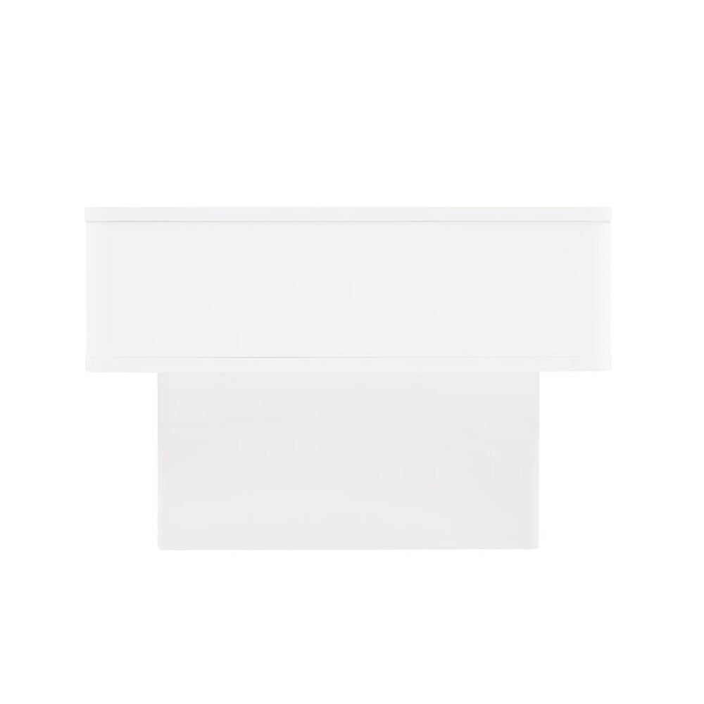 Manhattan Comfort - Ella Coffee Table with 2 Full Extension Drawers in White - CT020-WH veiw 5