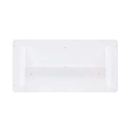 Manhattan Comfort - Ella Coffee Table with 2 Full Extension Drawers in White - CT020-WH veiw 7