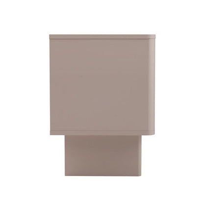 Manhattan Comfort - Ella Nightstand with 2 Full Extension Drawers in Mocha - Set of 2 - 2-NS005-MO veiw 5