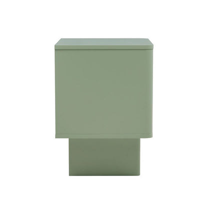 Manhattan Comfort - Ella Nightstand with 2 Full Extension Drawers in Sage Green - Set of 2 - 2-NS005-GR veiw 5