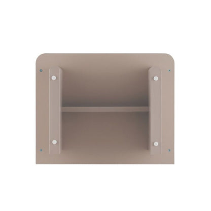 Manhattan Comfort - Ella Nightstand with 1 Full Extension Drawers in Mocha - NS005-MO veiw 7