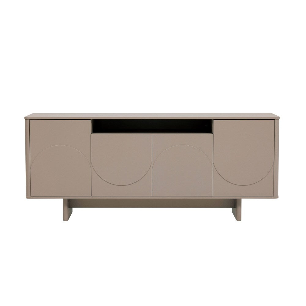 Manhattan Comfort - Ella 70.86 Sideboard with 0 Full Extension Drawers in Mocha - SB005-MO veiw 1
