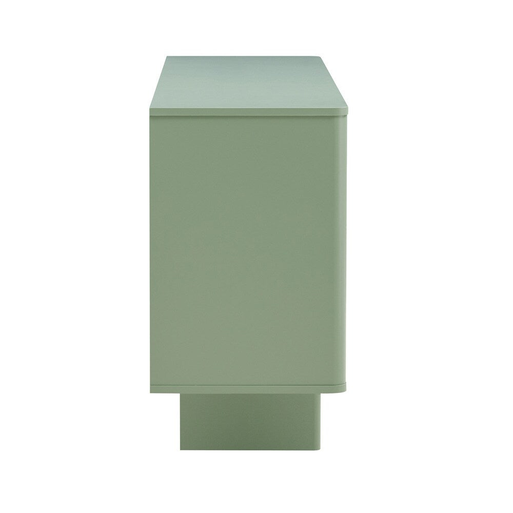 Manhattan Comfort - Ella 70.86 Sideboard with 0 Full Extension Drawers in Sage Green - SB005-GR veiw 4