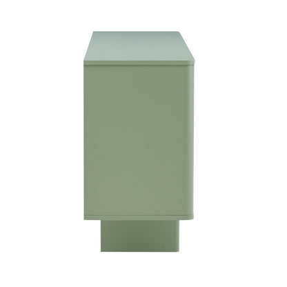 Manhattan Comfort - Ella 70.86 Sideboard with 0 Full Extension Drawers in Sage Green - SB005-GR veiw 4