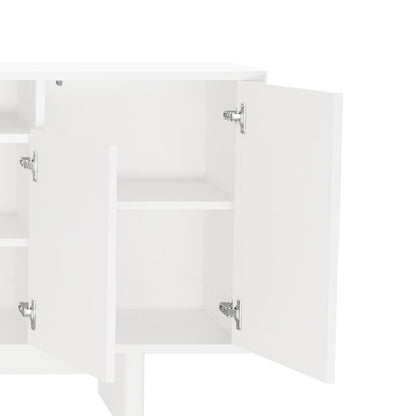 Manhattan Comfort - Ella 70.86 Sideboard with 0 Full Extension Drawers in White - SB005-WH veiw 3