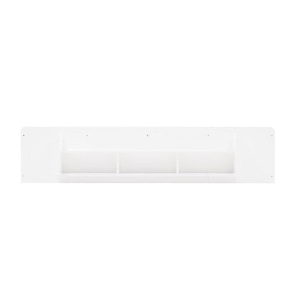Manhattan Comfort - Ella 70.86 Sideboard with 0 Full Extension Drawers in White - SB005-WH veiw 6