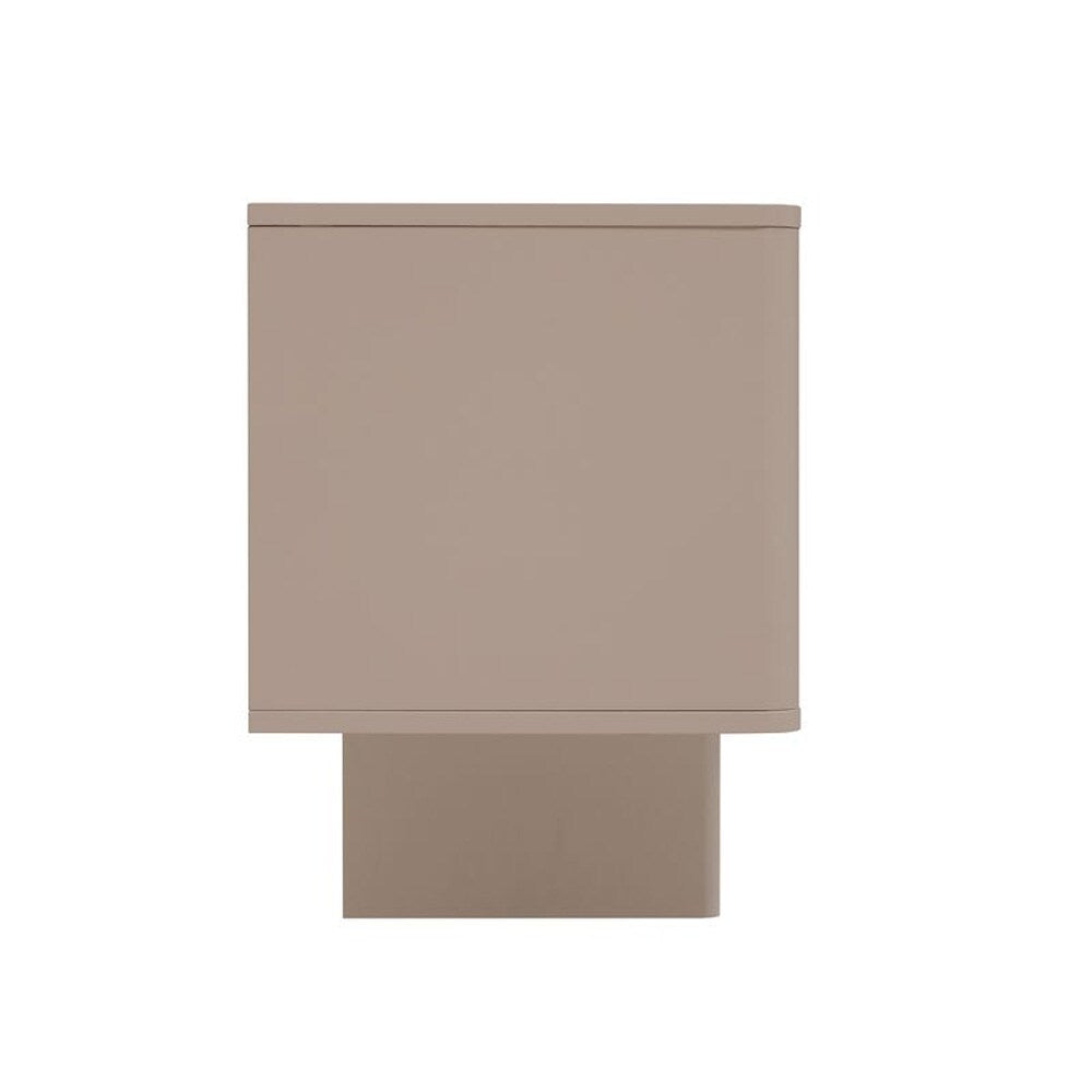 Manhattan Comfort - Ella 59 TV Stand with 1 Full Extension Drawers in Mocha - TV007-MO veiw 4