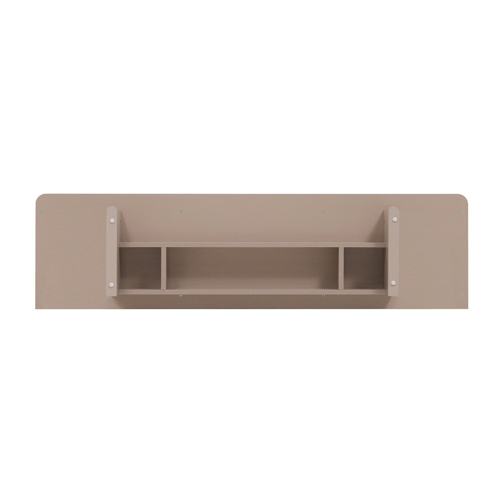 Manhattan Comfort - Ella 59 TV Stand with 1 Full Extension Drawers in Mocha - TV007-MO veiw 7