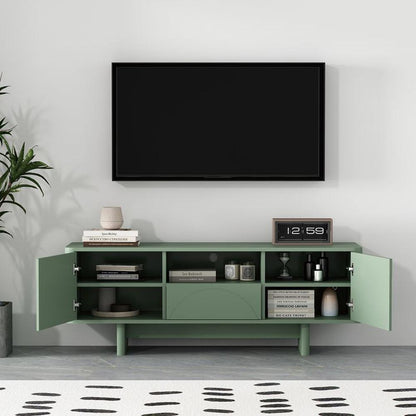 Manhattan Comfort - Ella 59 TV Stand with 1 Full Extension Drawers in Sage Green - TV007-GR veiw 9