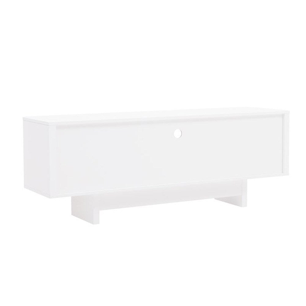 Manhattan Comfort - Ella 59 TV Stand with 1 Full Extension Drawers in White - TV007-WH veiw 5