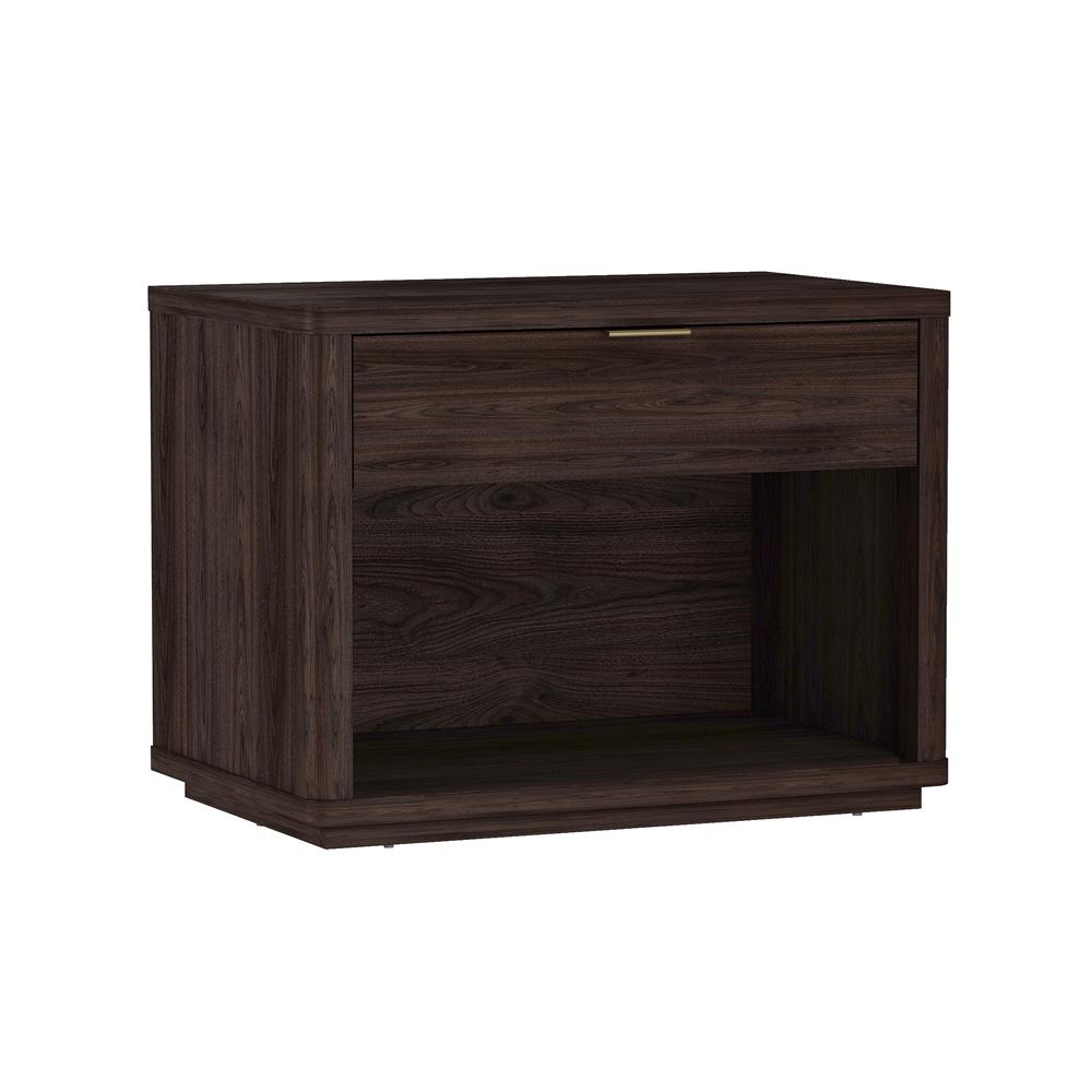 Manhattan Comfort - Evelyn 32 Nightstand 2.0 with 2 Full Extension Drawers in Brown - Set of 2 - 2-NS012-BR veiw 2