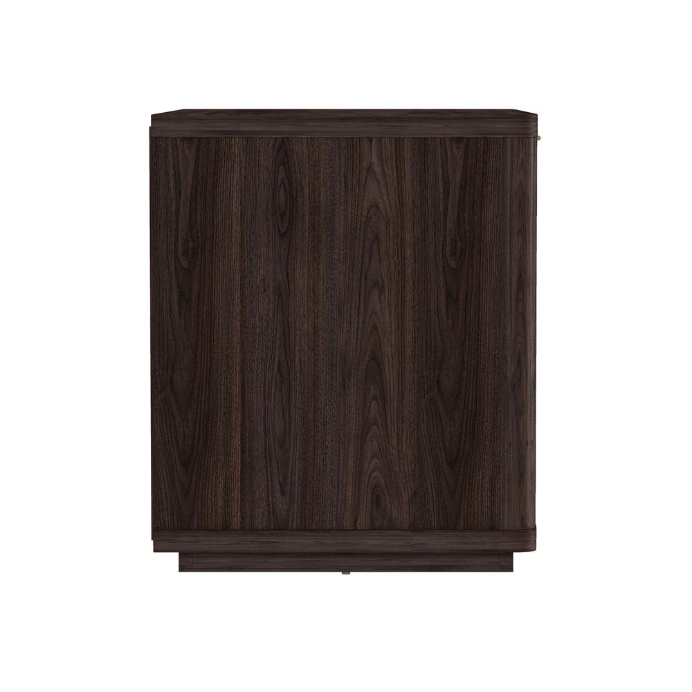 Manhattan Comfort - Evelyn 32 Nightstand 2.0 with 2 Full Extension Drawers in Brown - Set of 2 - 2-NS012-BR veiw 4