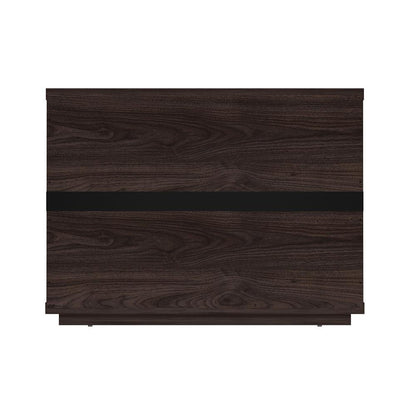 Manhattan Comfort - Evelyn 32 Nightstand 2.0 with 2 Full Extension Drawers in Brown - Set of 2 - 2-NS012-BR veiw 6
