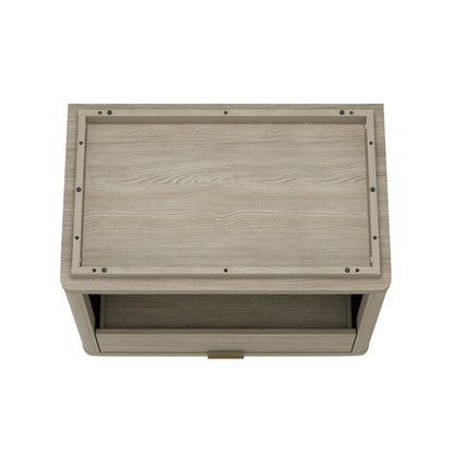 Manhattan Comfort - Evelyn 32 Nightstand 2.0 with 2 Full Extension Drawers in Natural - Set of 2 - 2-NS012-NA veiw 5