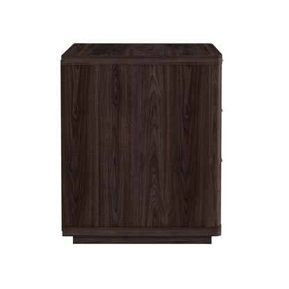 Manhattan Comfort - Evelyn 32 Nightstand 4.0 with 6 Full Extension Drawers in Brown - Set of 2 - 2-NS014-BR veiw 4