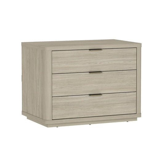 Manhattan Comfort - Evelyn 32 Nightstand 4.0 with 6 Full Extension Drawers in Natural - Set of 2 - 2-NS014-NA veiw 2