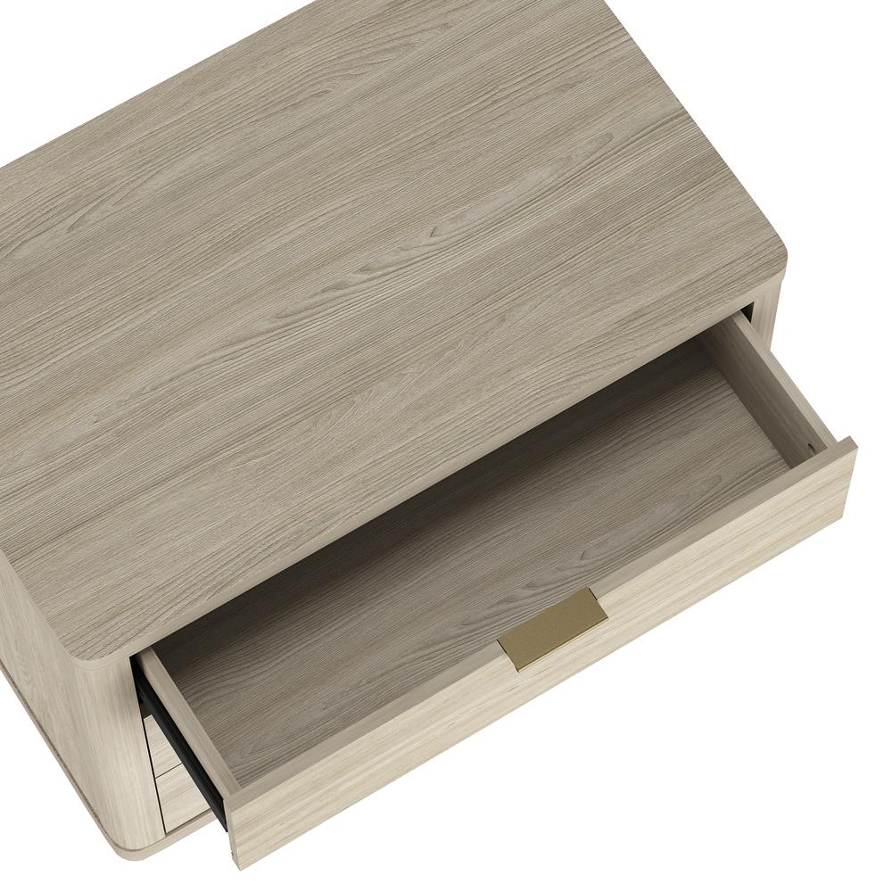 Manhattan Comfort - Evelyn 32 Nightstand 4.0 with 6 Full Extension Drawers in Natural - Set of 2 - 2-NS014-NA veiw 7
