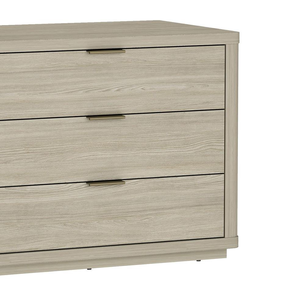 Manhattan Comfort - Evelyn 32 Nightstand 4.0 with 6 Full Extension Drawers in Natural - Set of 2 - 2-NS014-NA veiw 8
