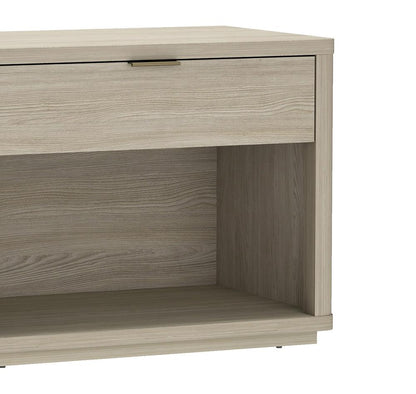 Manhattan Comfort - Evelyn 32 Nightstand 2.0 with 1 Full Extension Drawers in Natural - NS012-NA veiw 8