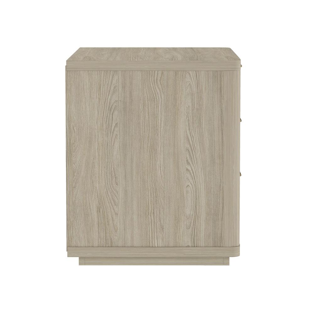 Manhattan Comfort - Evelyn 32 Nightstand 4.0 with 3 Full Extension Drawers in Natural - NS014-NA veiw 4