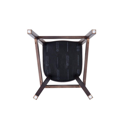 Manhattan Comfort - Fifth Avenue Faux Leather Bar Stool with Beech Wood Legs in Pebble Grey - Set of 3 - 3-BS007-PE veiw 8