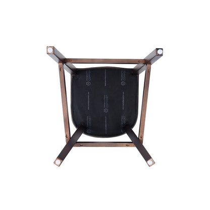 Manhattan Comfort - Fifth Avenue Faux Leather Barstool with Beech Wood Legs in Light Grey - BS007-LG veiw 7