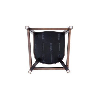 Manhattan Comfort - Fifth Avenue Faux Leather Counter Stool with Beech Wood Legs in Light Grey - CS012-LG veiw 7