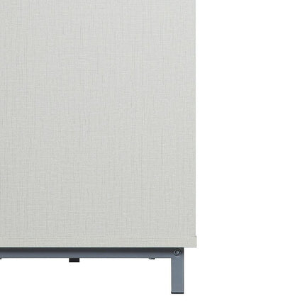 Manhattan Comfort - Fireplace and Brighton Fireplace with 8 Fixed Shelves in BlackBeige - FP4-BG veiw 7