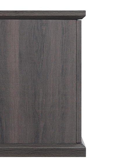 Manhattan Comfort - Fireplace and Franklin Fireplace with 6 Fixed Shelves in BlackBrown - FP3-BR veiw 7