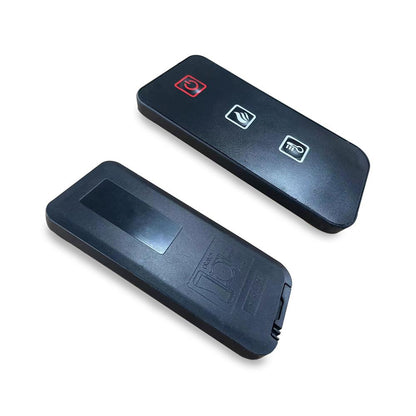 Manhattan Comfort - Fireplace and Franklin Fireplace with 6 Fixed Shelves in BlackBrown - FP3-BR veiw 8