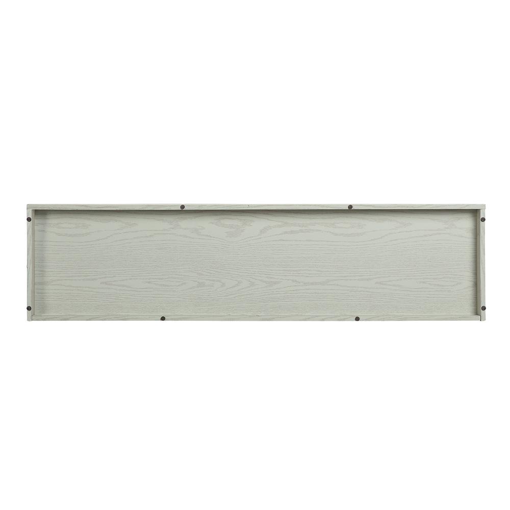 Manhattan Comfort - Fireplace and Myrtle Fireplace with 7 Fixed Shelves in BlackCream Oak - FP2-CR veiw 5