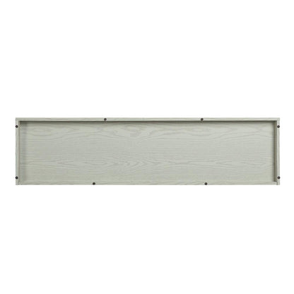 Manhattan Comfort - Fireplace and Myrtle Fireplace with 7 Fixed Shelves in BlackCream Oak - FP2-CR veiw 5