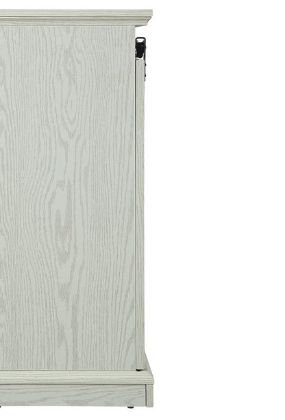 Manhattan Comfort - Fireplace and Myrtle Fireplace with 7 Fixed Shelves in BlackCream Oak - FP2-CR veiw 6