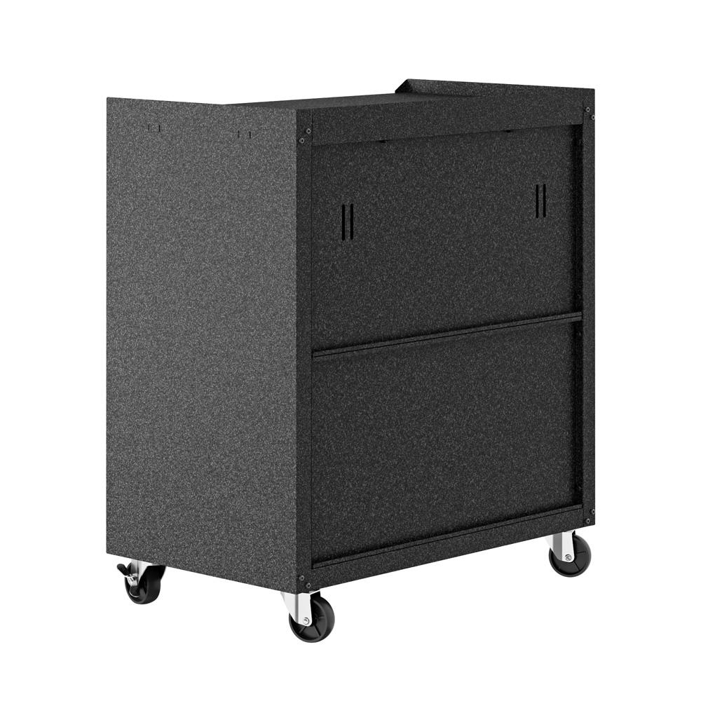 Manhattan Comfort - 3-Piece Fortress Garage Set with 4 Adjustable Shelves in Grey - 14GMC veiw 4
