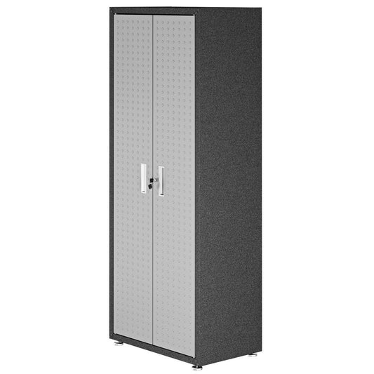 Manhattan Comfort - Fortress Garage Cabinet with 4 Adjustable Shelves in Grey - 1GMCF veiw 1