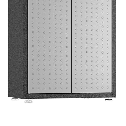 Manhattan Comfort - Fortress Garage Cabinet with 4 Adjustable Shelves in Grey - 1GMCF veiw 6