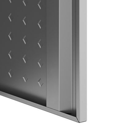 Manhattan Comfort - Fortress Garage Cabinet with 4 Adjustable Shelves in Grey - 1GMCF veiw 8