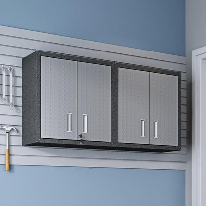 Manhattan Comfort - Fortress Garage Cabinet with 4 Adjustable Shelves in Grey - Set of 2 - 2-5GMC veiw 10